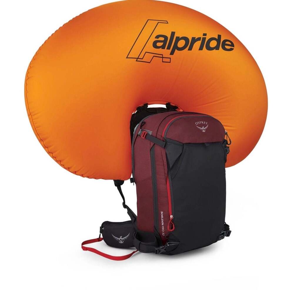 Osprey Soelden Pro E2 Airbag Pack 32 in Red Mountain